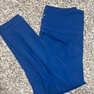 Navy Pocket Light n Tight Hi-rise Capri 20"